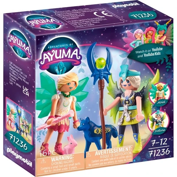 PLAYMOBIL 71236 Ayuma - Crystal- Und Moon Fairy Mit Seelentieren, Konstruktionsspielzeug 1 PLAYMOBIL 71236 Ayuma - Crystal- Und Moon Fairy Mit Seelentieren, Konstruktionsspielzeug