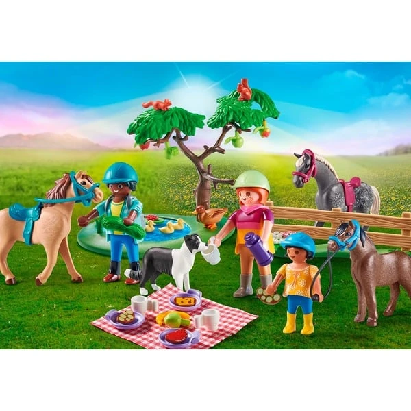 PLAYMOBIL 71239 Picknickausflug Mit Pferden, Konstruktionsspielzeug 3 PLAYMOBIL 71239 Picknickausflug Mit Pferden, Konstruktionsspielzeug – Bild 3