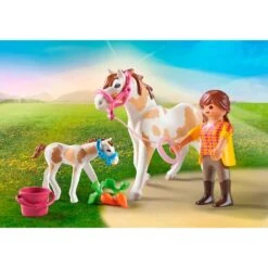 PLAYMOBIL 71243 Pferd Mit Fohlen, Konstruktionsspielzeug -Angebote Puppen Welt Store PLAYMOBIL 71243 Pferd mit Fohlen Konstruktionsspielzeug@@1888976 2