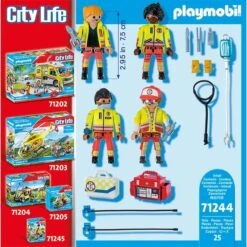 PLAYMOBIL 71244 City Life - Rettungsteam, Konstruktionsspielzeug 9 PLAYMOBIL 71244 City Life - Rettungsteam, Konstruktionsspielzeug -Angebote Puppen Welt Store PLAYMOBIL 71244 City Life Rettungsteam Konstruktionsspielzeug@@1888977 4