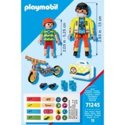 PLAYMOBIL 71245 City Life - Sanitäter Mit Patient, Konstruktionsspielzeug -Angebote Puppen Welt Store PLAYMOBIL 71245 City Life Sanit ter mit Patient Konstruktionsspielzeug@@1888992 3