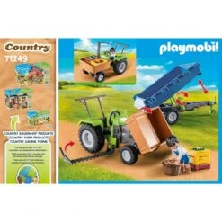 PLAYMOBIL 71249 Traktor Mit Hänger, Konstruktionsspielzeug -Angebote Puppen Welt Store PLAYMOBIL 71249 Traktor mit H nger Konstruktionsspielzeug@@1888993 5