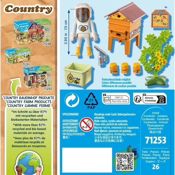 PLAYMOBIL 71253 Country Imkerin, Konstruktionsspielzeug 4 PLAYMOBIL 71253 Country Imkerin, Konstruktionsspielzeug – Bild 4