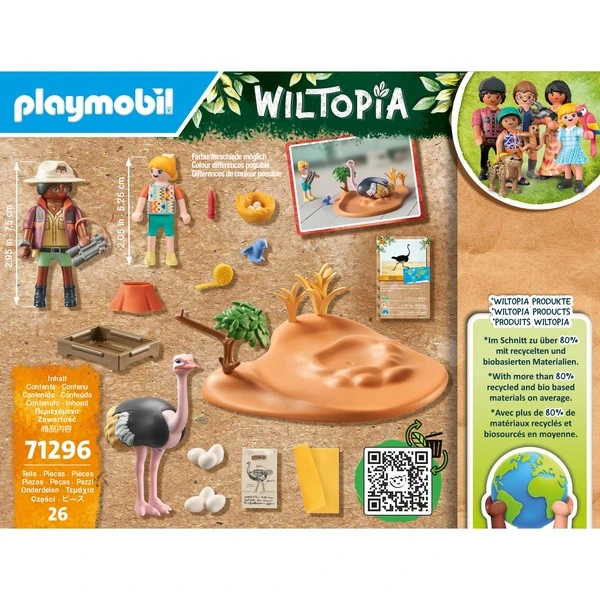 PLAYMOBIL 71296 Wiltopia Zu Gast Bei Papa Strauß, Konstruktionsspielzeug 7 PLAYMOBIL 71296 Wiltopia Zu Gast Bei Papa Strauß, Konstruktionsspielzeug – Bild 7