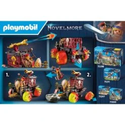 PLAYMOBIL 71299 Novelmore Burnham Raiders - Feuerkampfwagen, Konstruktionsspielzeug -Angebote Puppen Welt Store PLAYMOBIL 71299 Novelmore Burnham Raiders Feuerkampfwagen Konstruktionsspielzeug@@1889045 11