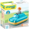 PLAYMOBIL 71323 1.2.3 Push & Go Car, Konstruktionsspielzeug