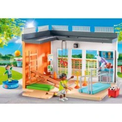 PLAYMOBIL 71328 City Life Anbau Turnhalle, Konstruktionsspielzeug -Angebote Puppen Welt Store PLAYMOBIL 71328 City Life Anbau Turnhalle Konstruktionsspielzeug@@1889117 2