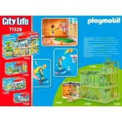 PLAYMOBIL 71328 City Life Anbau Turnhalle, Konstruktionsspielzeug -Angebote Puppen Welt Store PLAYMOBIL 71328 City Life Anbau Turnhalle Konstruktionsspielzeug@@1889117 5