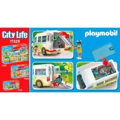 PLAYMOBIL 71329 City Life Schulbus, Konstruktionsspielzeug 13 PLAYMOBIL 71329 City Life Schulbus, Konstruktionsspielzeug -Angebote Puppen Welt Store PLAYMOBIL 71329 City Life Schulbus Konstruktionsspielzeug@@1889118 6
