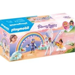 PLAYMOBIL 71361 Princess Magic Himmlischer Pegasus Mit Regenbogen, Konstruktionsspielzeug