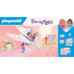 PLAYMOBIL 71361 Princess Magic Himmlischer Pegasus Mit Regenbogen, Konstruktionsspielzeug -Angebote Puppen Welt Store PLAYMOBIL 71361 Princess Magic Himmlischer Pegasus mit Regenbogen Konstruktionsspielzeug@@1889161 9