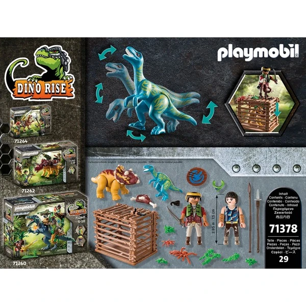 PLAYMOBIL 71378 Dino Rise Starter Pack Befreiung Des Triceratops, Konstruktionsspielzeug – Bild 8