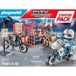 PLAYMOBIL 71381 City Action Starter Pack Polizei, Konstruktionsspielzeug -Angebote Puppen Welt Store PLAYMOBIL 71381 City Action Starter Pack Polizei Konstruktionsspielzeug@@1889176 5