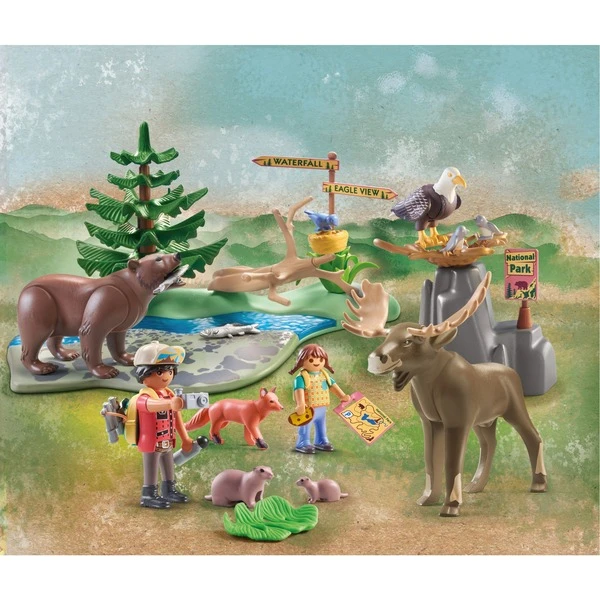 PLAYMOBIL 71403 Wiltopia Abstecher Zu Den Tieren Nordamerikas, Konstruktionsspielzeug – Bild 3