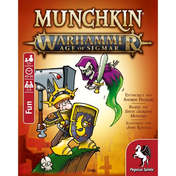 Pegasus Munchkin Warhammer Age Of Sigmar, Kartenspiel 2 Pegasus Munchkin Warhammer Age Of Sigmar, Kartenspiel – Bild 2