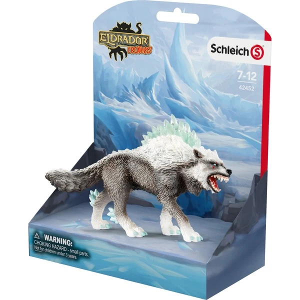 Schleich Eldrador Schneewolf, Spielfigur 2 Schleich Eldrador Schneewolf, Spielfigur – Bild 2